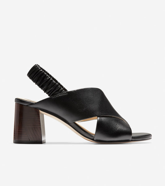 ColeHaan-Anastasia City Sandal-w14702-Black Leather