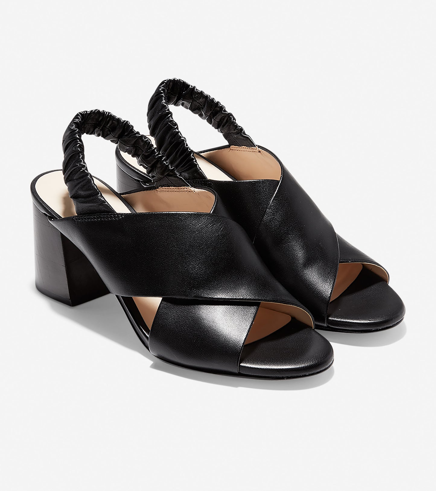 ColeHaan-Anastasia City Sandal-w14702-Black Leather