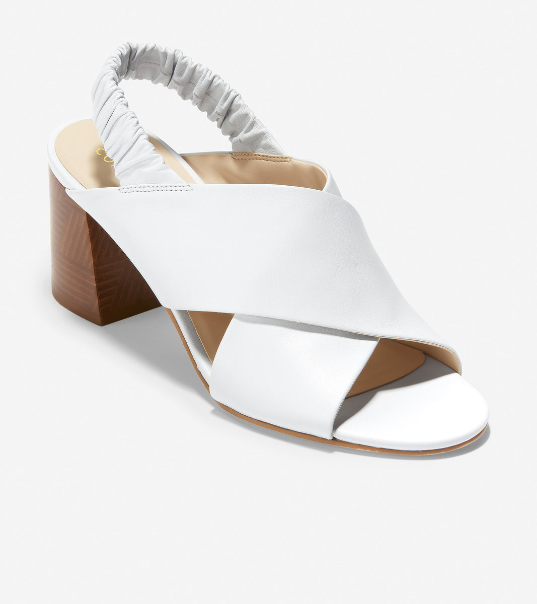 ColeHaan-Anastasia City Sandal-w14704-Optic White Leather