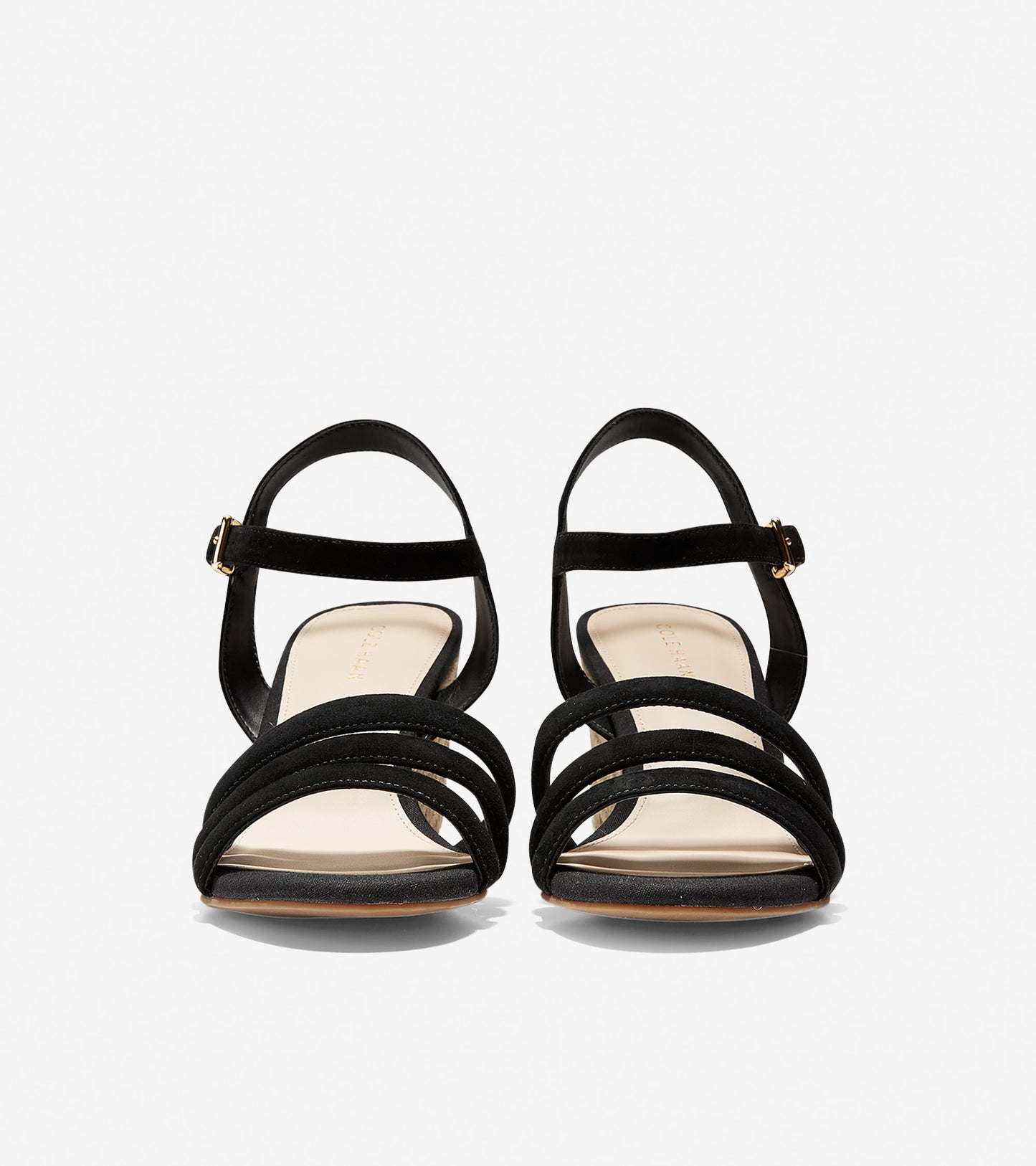 ColeHaan-Jasmine Espadrille Wedge Sandal (60mm)-w14773-Black Suede