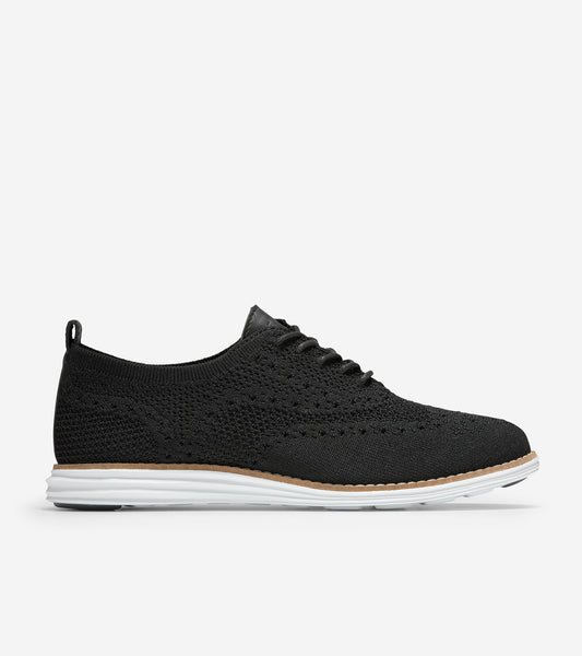 ColeHaan-ØriginalGrand Wingtip Oxford-w14807-Black Stitchlite™