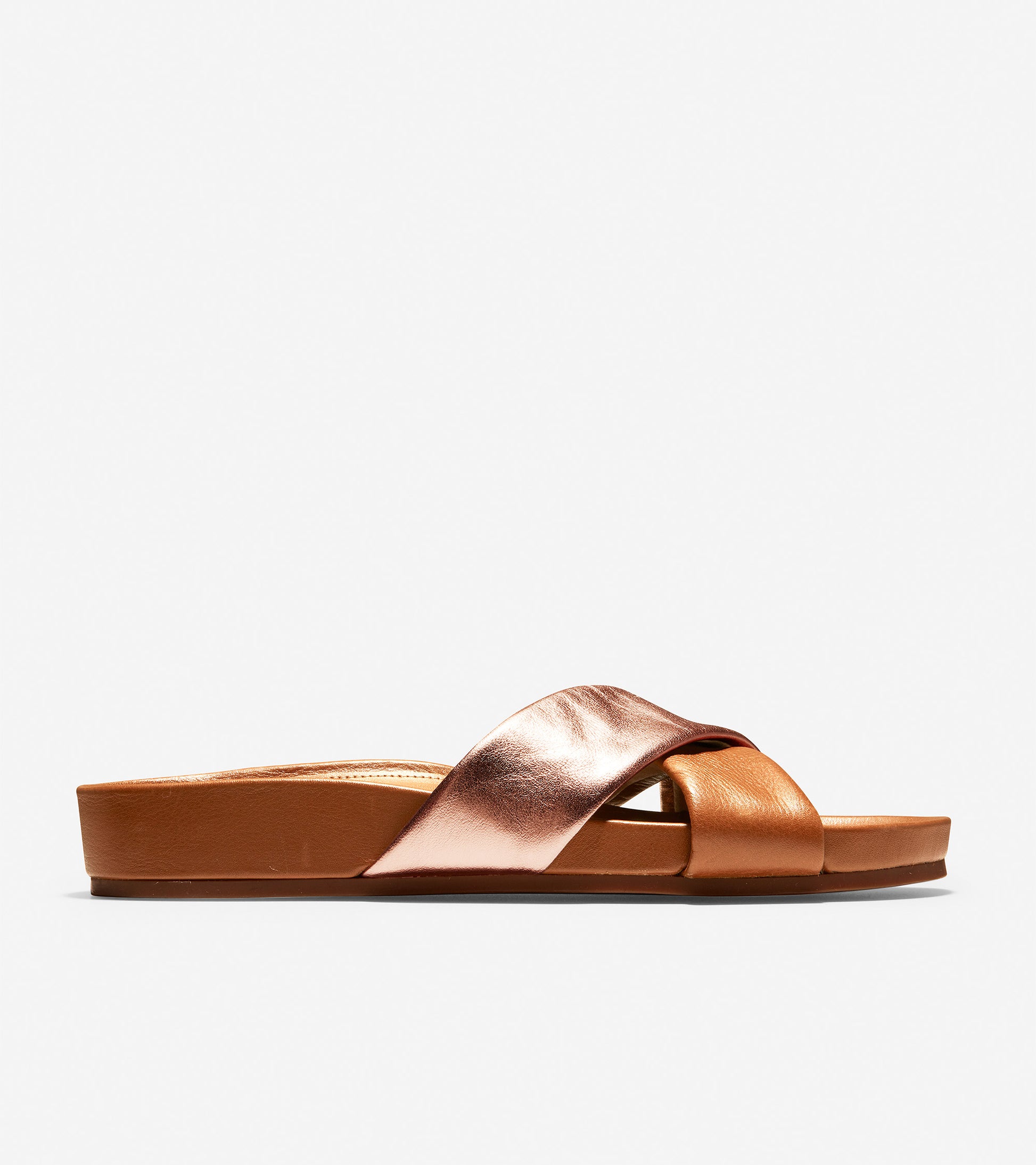 ColeHaan-Arielle Sandal-w15099-British Tan Tumbled Leather-rose Gold