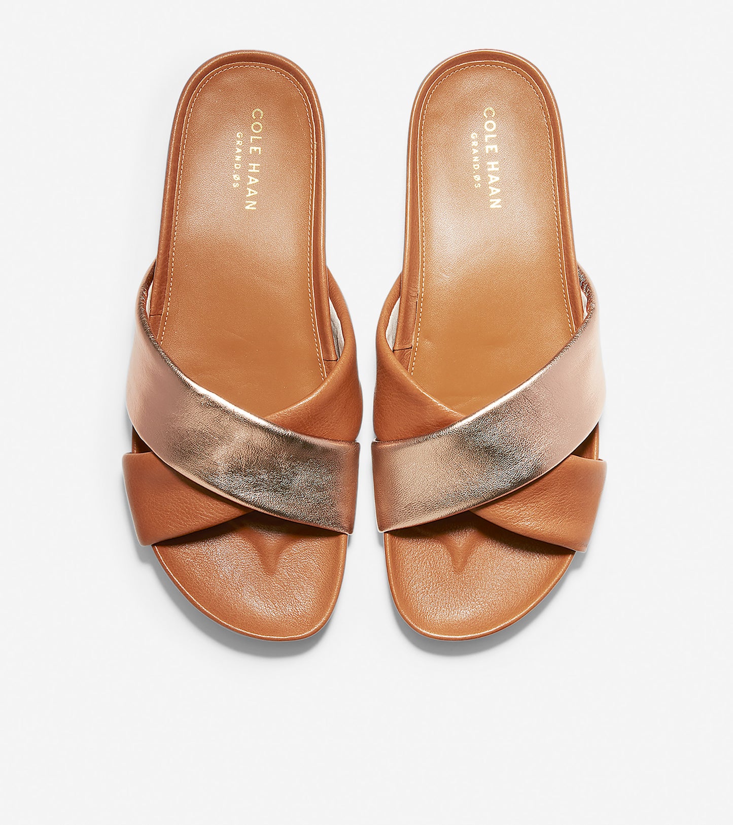 ColeHaan-Arielle Sandal-w15099-British Tan Tumbled Leather-rose Gold