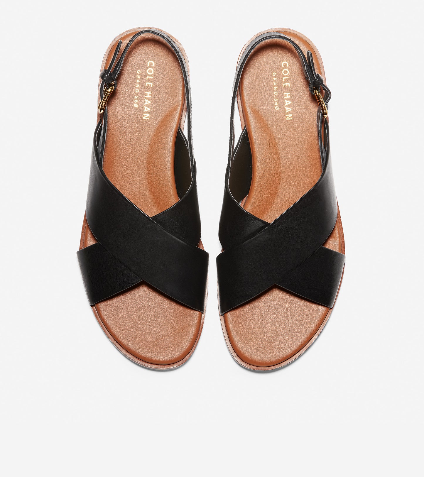 ColeHaan-Fernanda Grand Sandal-w15150-Black Leather