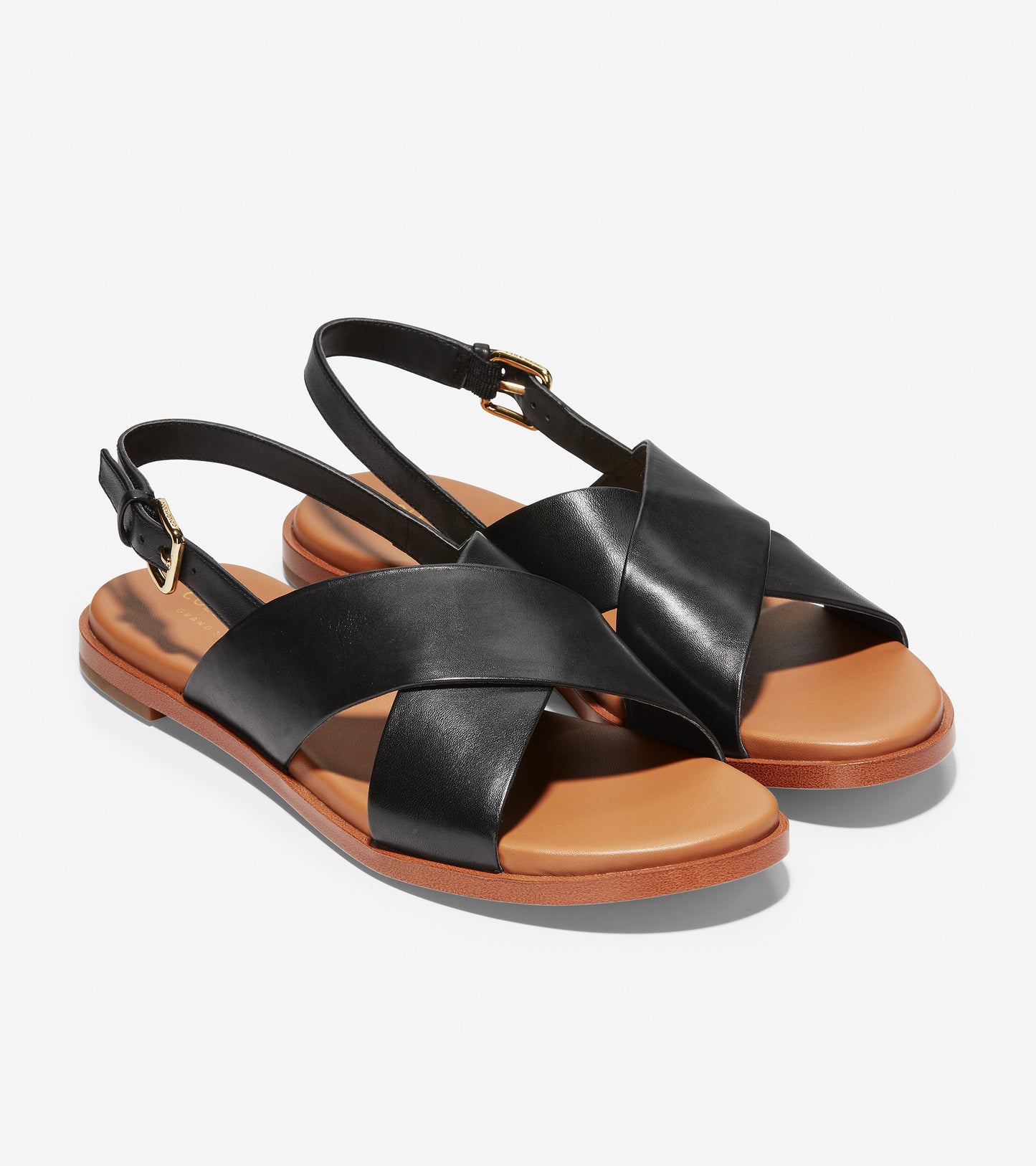 ColeHaan-Fernanda Grand Sandal-w15150-Black Leather