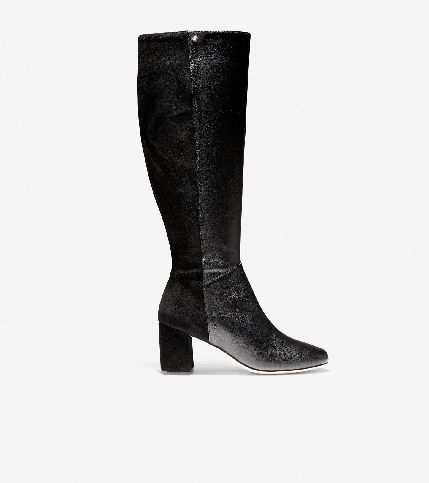 ColeHaan-Rianne Boot (65mm)-w15659-Black Leather-black Suede
