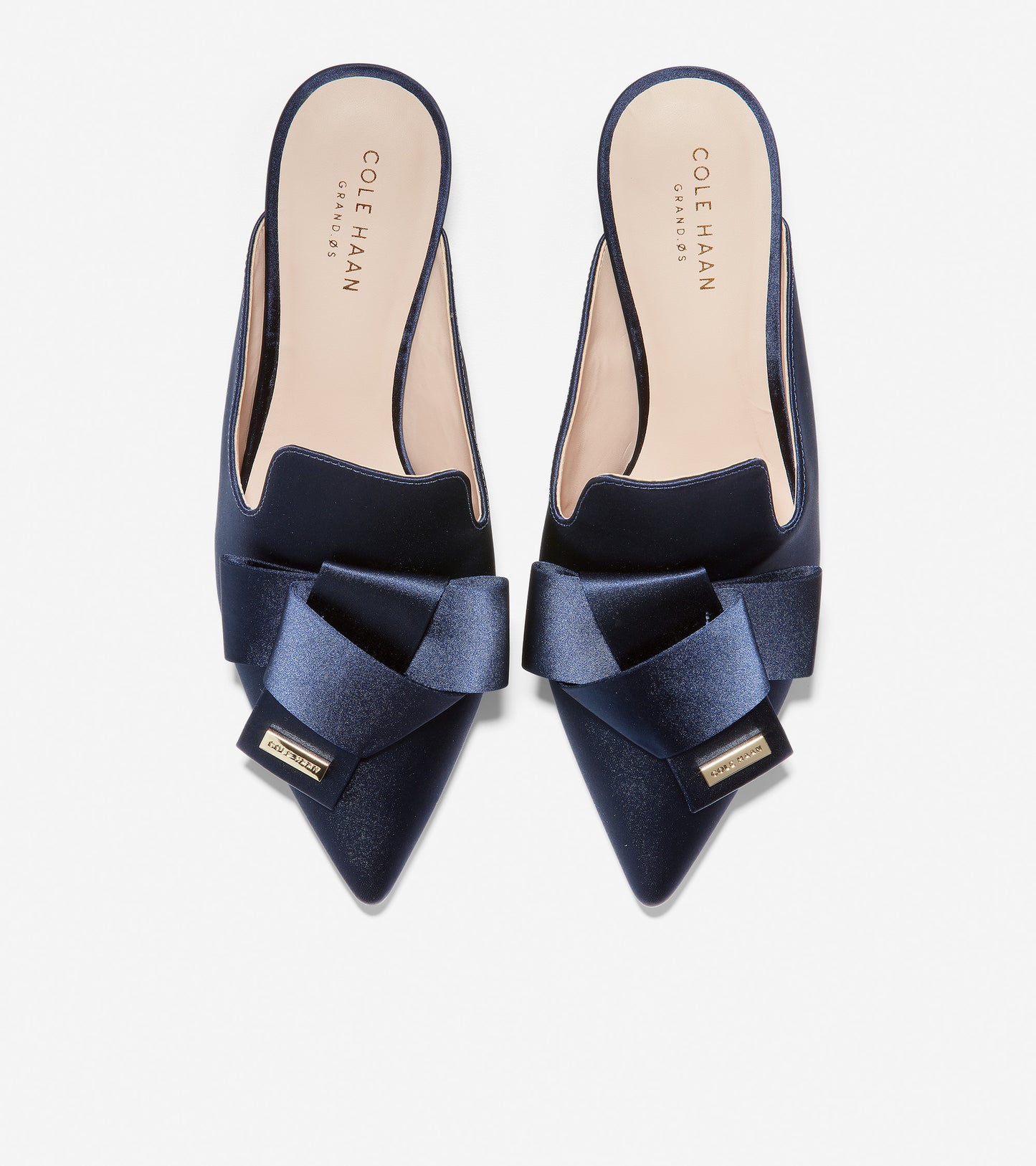 ColeHaan-Ophelia Mule (45mm)-w15757-Marine Blue Satin