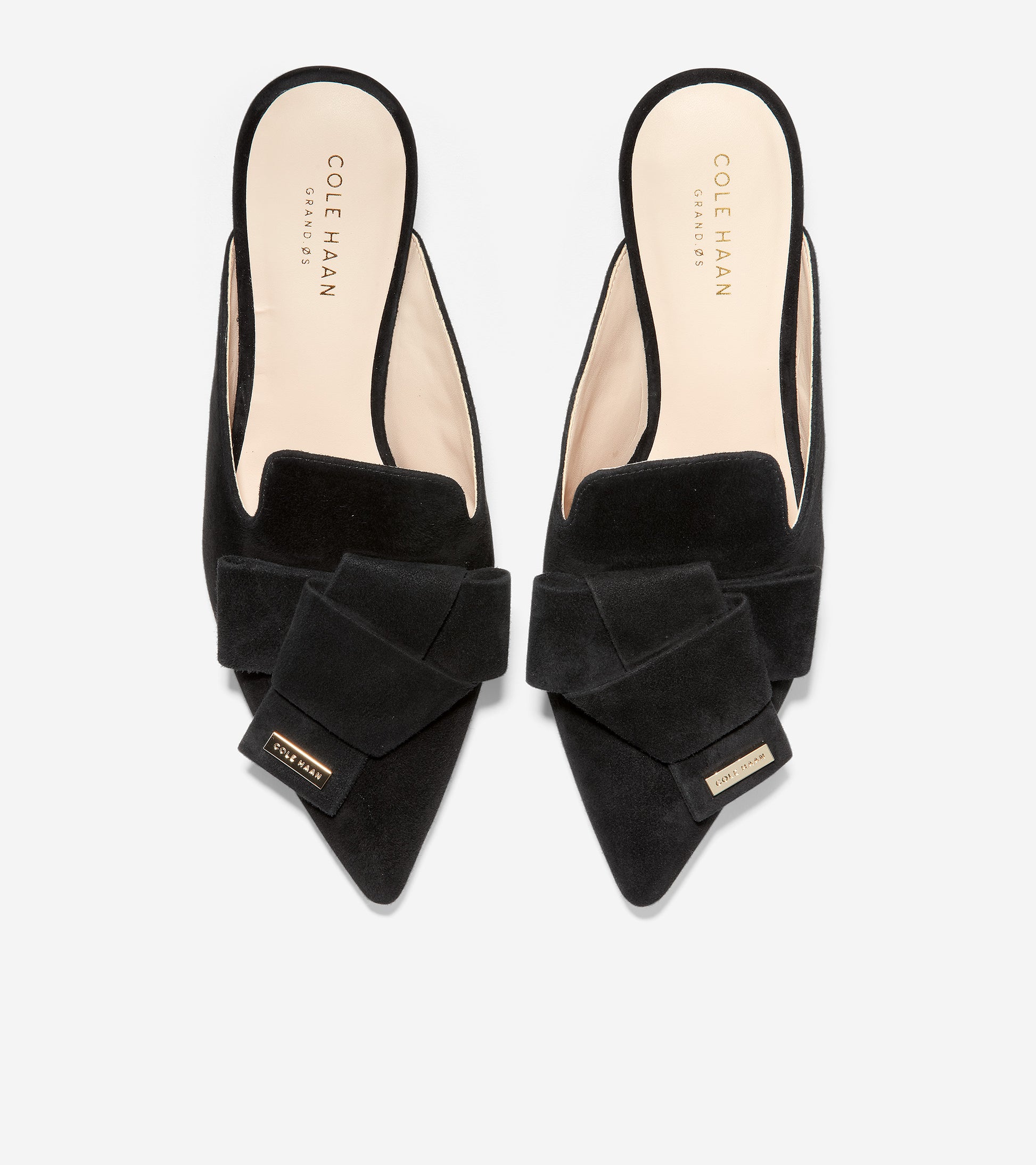 ColeHaan-Ophelia Mule (45mm)-w15759-Black Suede