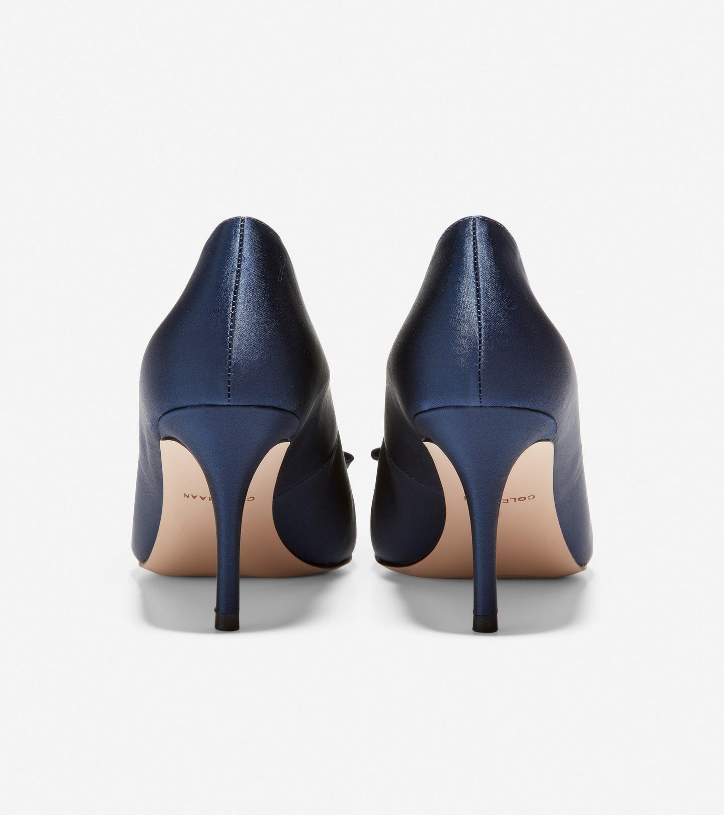 ColeHaan-Ophelia Pump-w15795-Marine Blue Satin