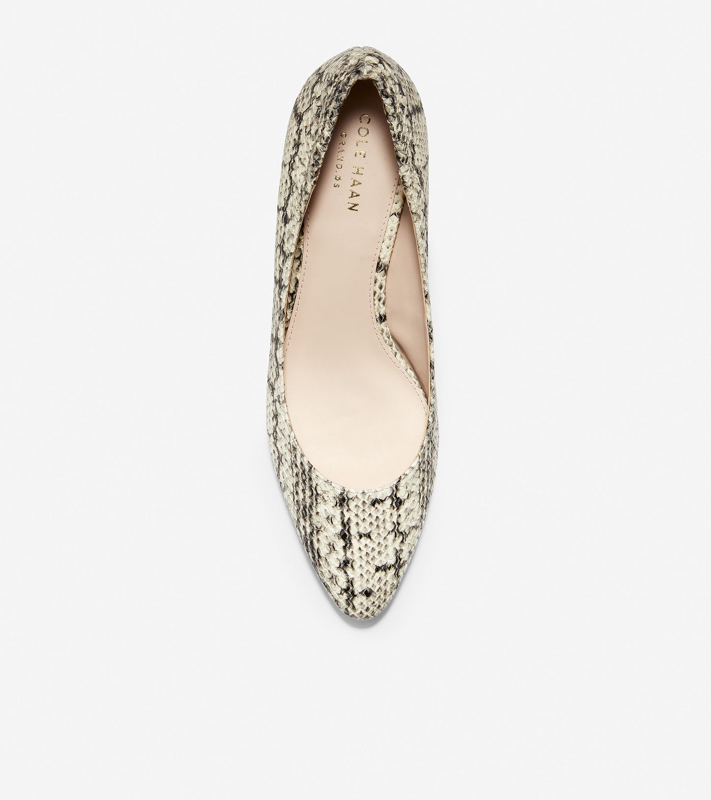 ColeHaan-Kathryn Wedge-w15839-Natural Python Print Leather