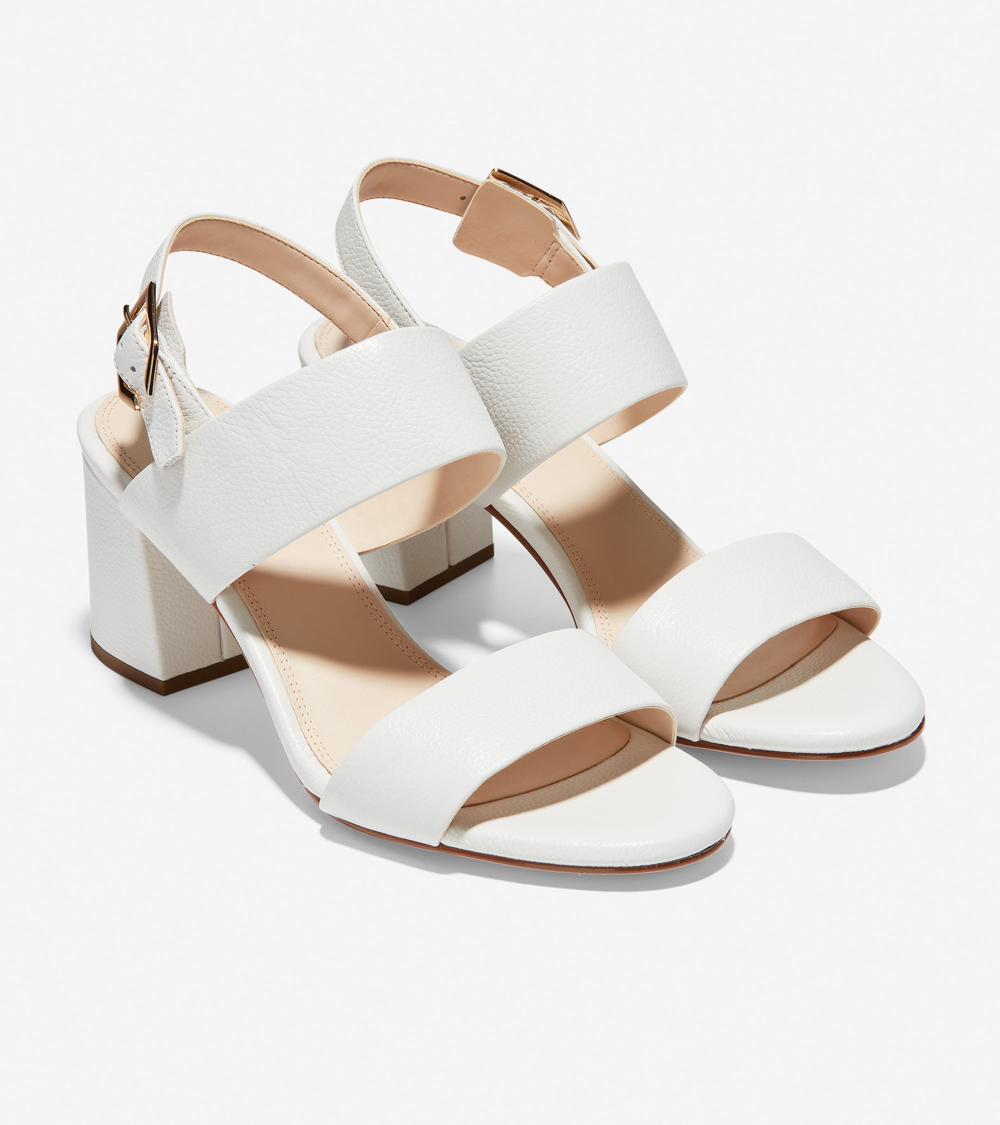 ColeHaan-Avani City Sandal-w15965-Optic White Tumbled Leather