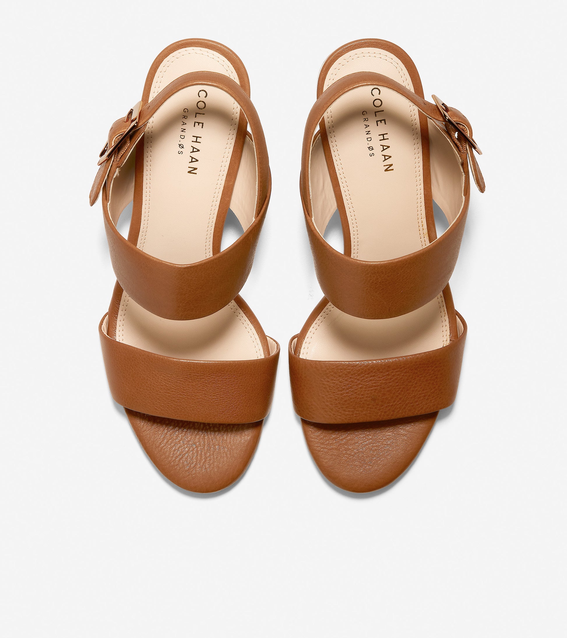 ColeHaan-Avani City Sandal-w15966-British Tan Tumbled Leather