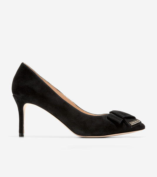 ColeHaan-Ophelia Pump (75mm)-w16476-Black Suede