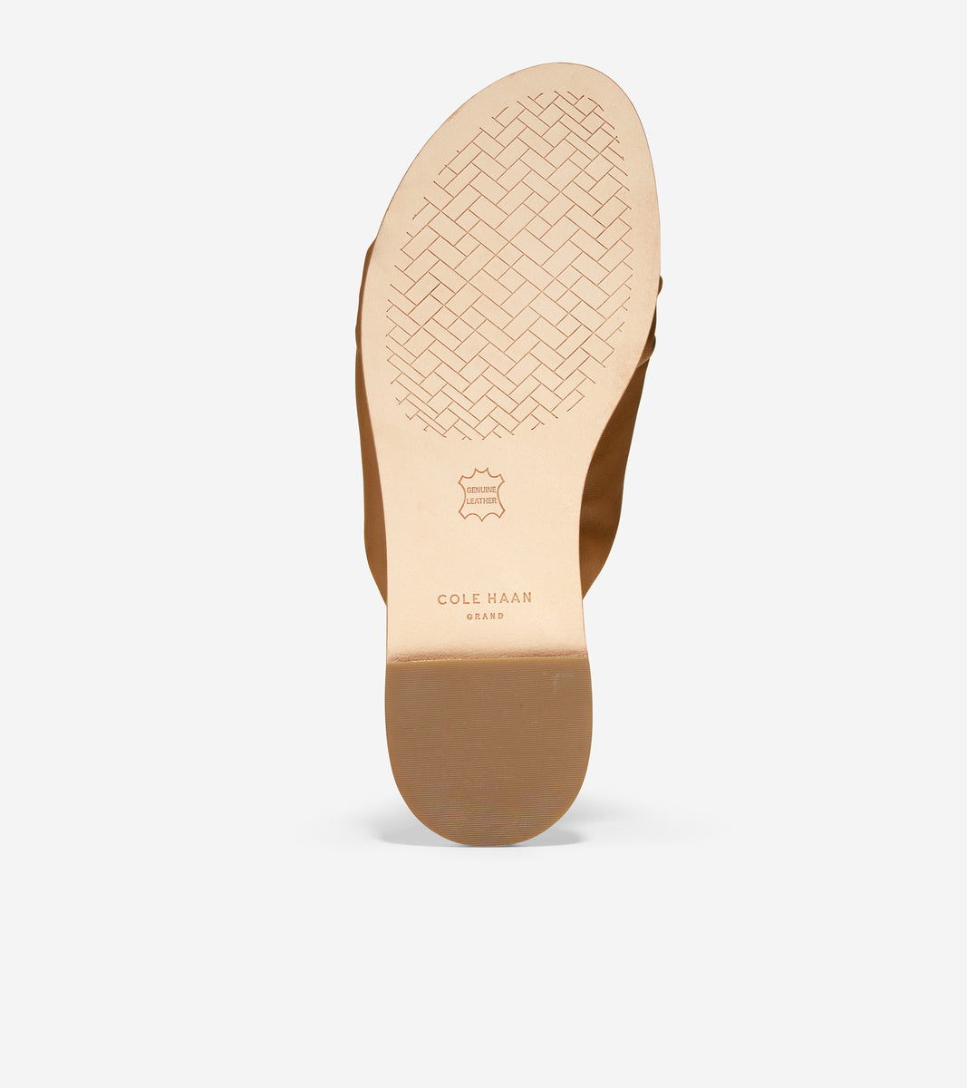 ColeHaan-Alyx Slide Sandal-w16899-Caramel Leather