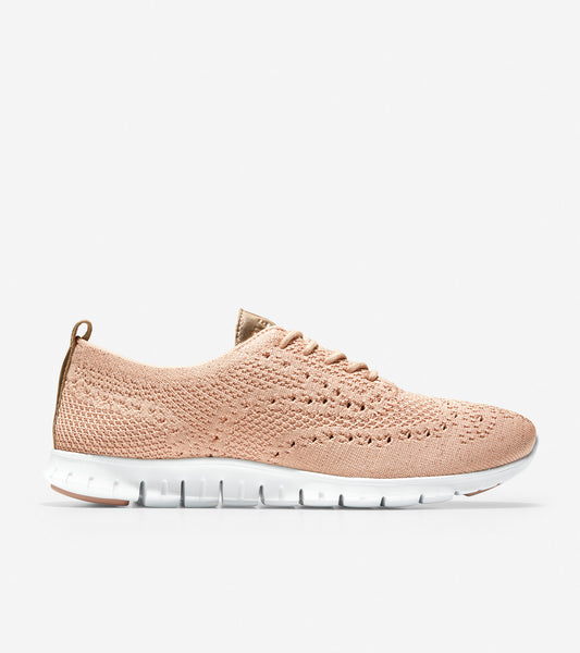 ColeHaan-ZERØGRAND Wingtip Oxford-w17100-Mahogany Rose Metallic Stitchlite™