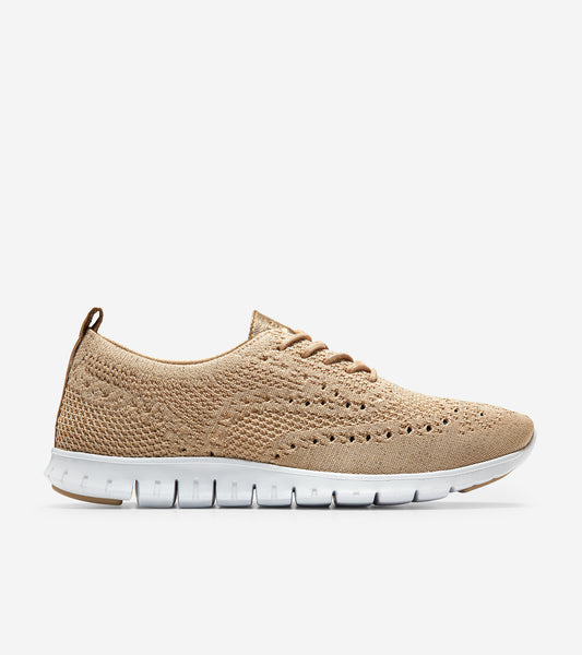 ColeHaan-ZERØGRAND Wingtip Oxford-w17106-Safari Metallic Stitchlite™