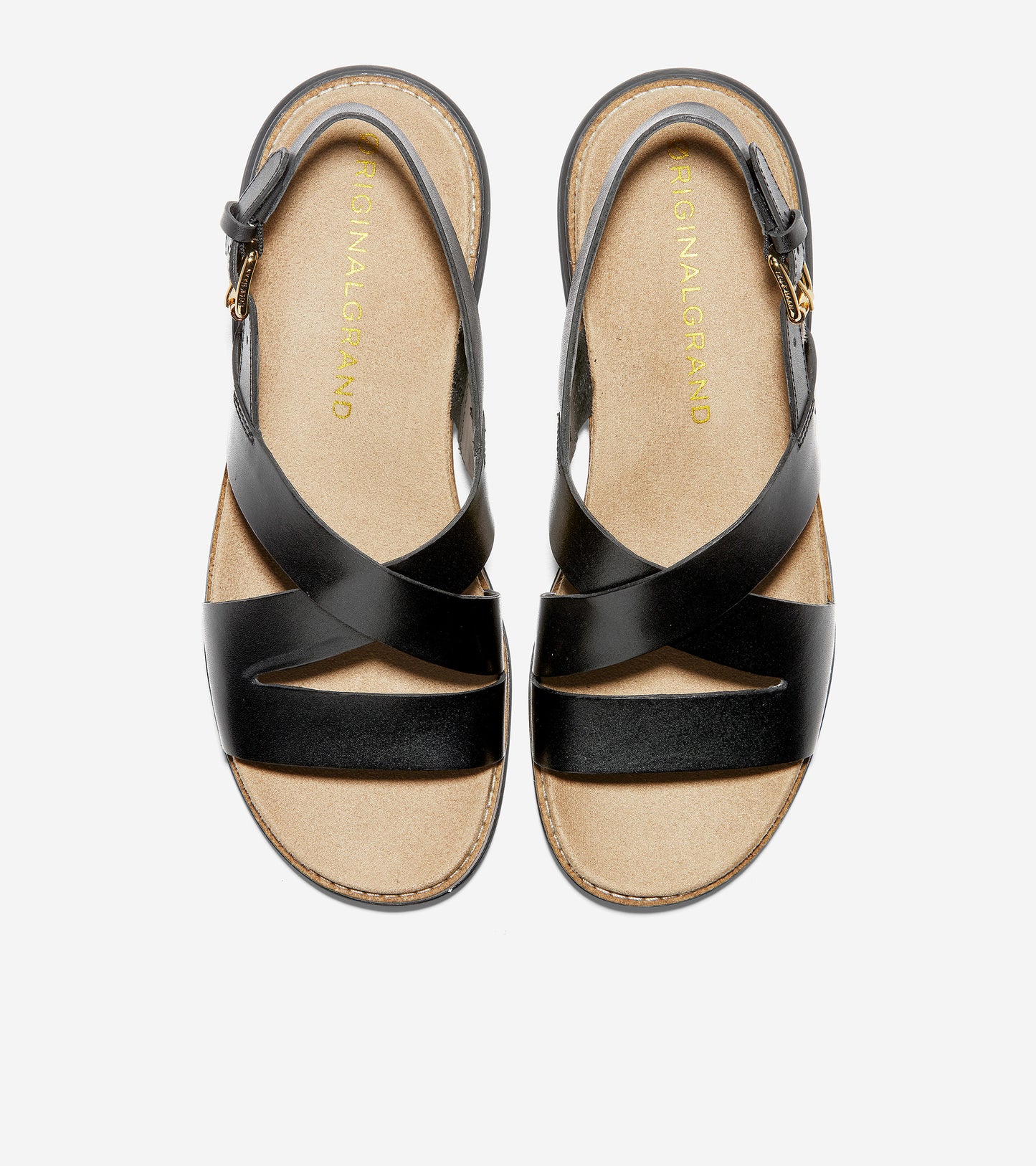 ColeHaan-ØriginalGrand Sandal-w17164-Black Leather