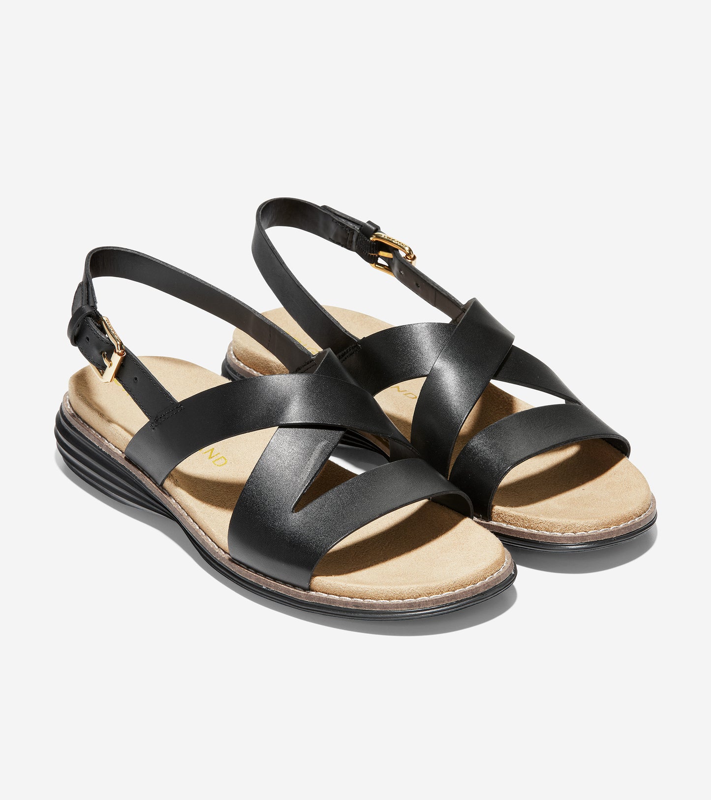 ColeHaan-ØriginalGrand Sandal-w17164-Black Leather