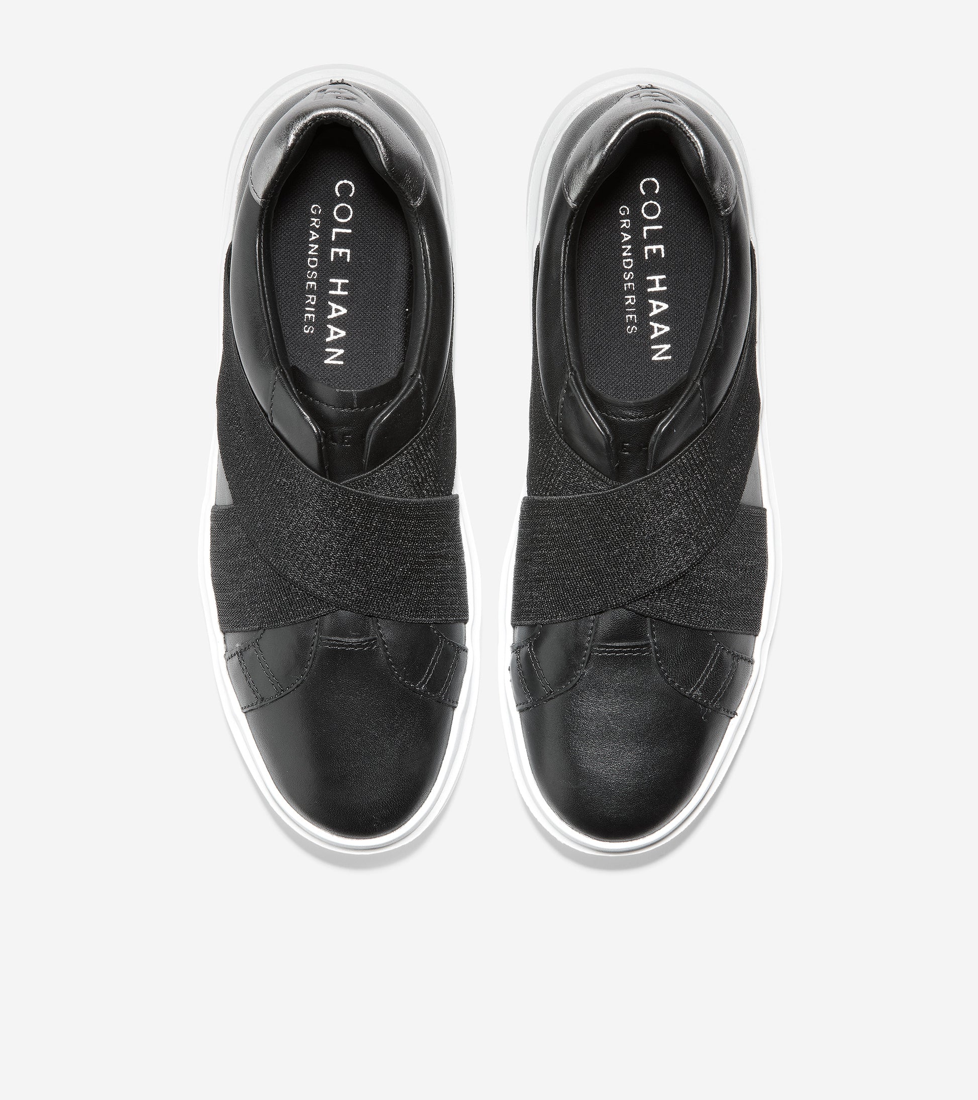 ColeHaan-GrandPrø Rally Slip-On Sneaker-w17267-Black-Optic White