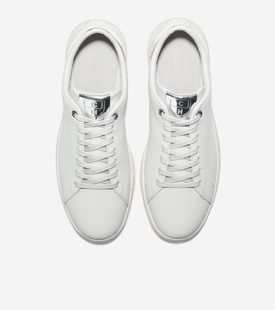 ColeHaan-GrandPrø Tennis Sneaker-w17624-Nimbus Cloud Leather-argento