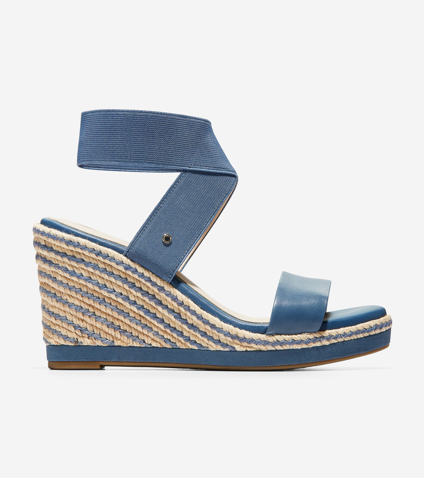 ColeHaan-Cloudfeel Espadrille Wedge Sandal-w17638-Vintage Indigo Leather