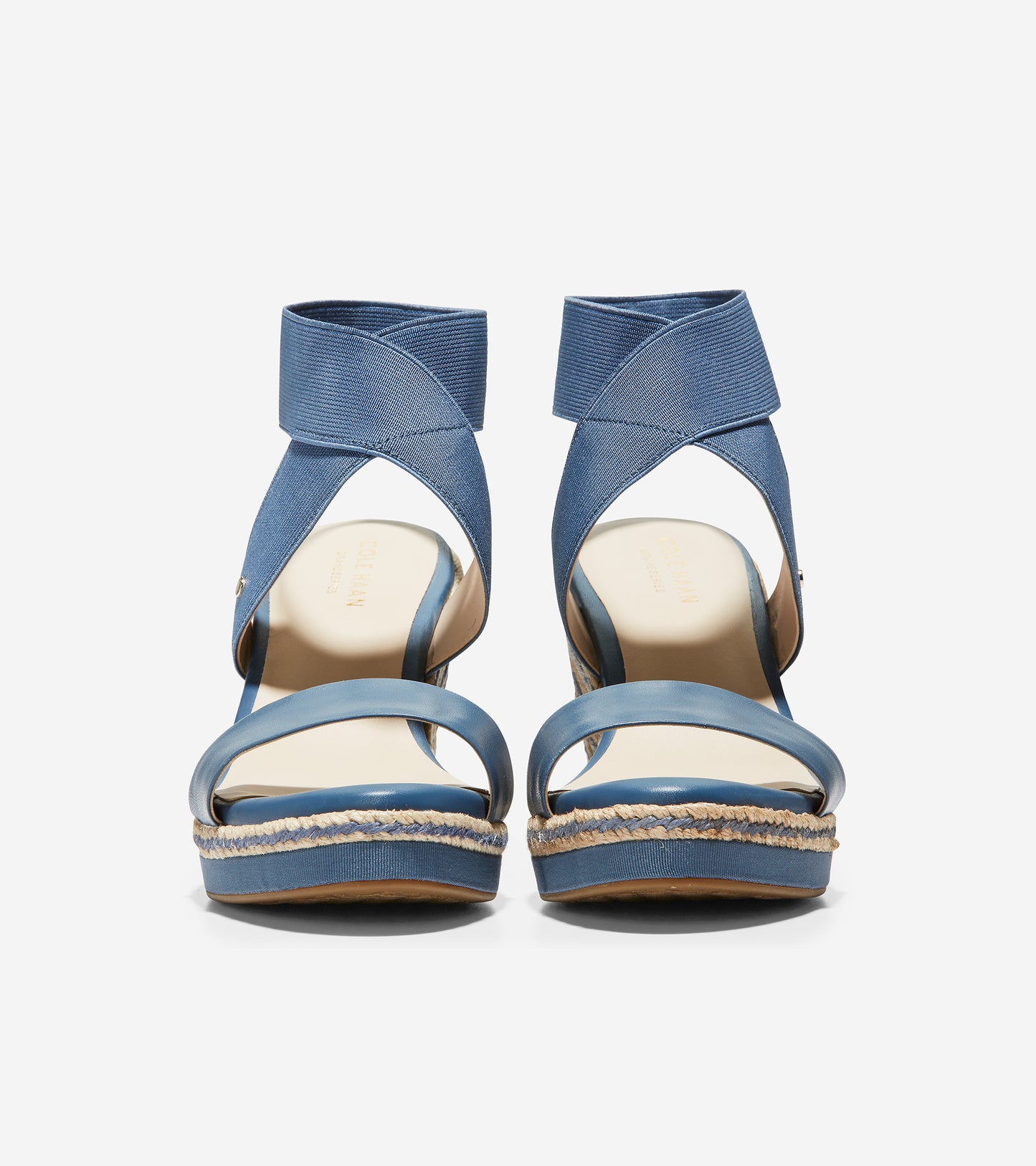 ColeHaan-Cloudfeel Espadrille Wedge Sandal-w17638-Vintage Indigo Leather