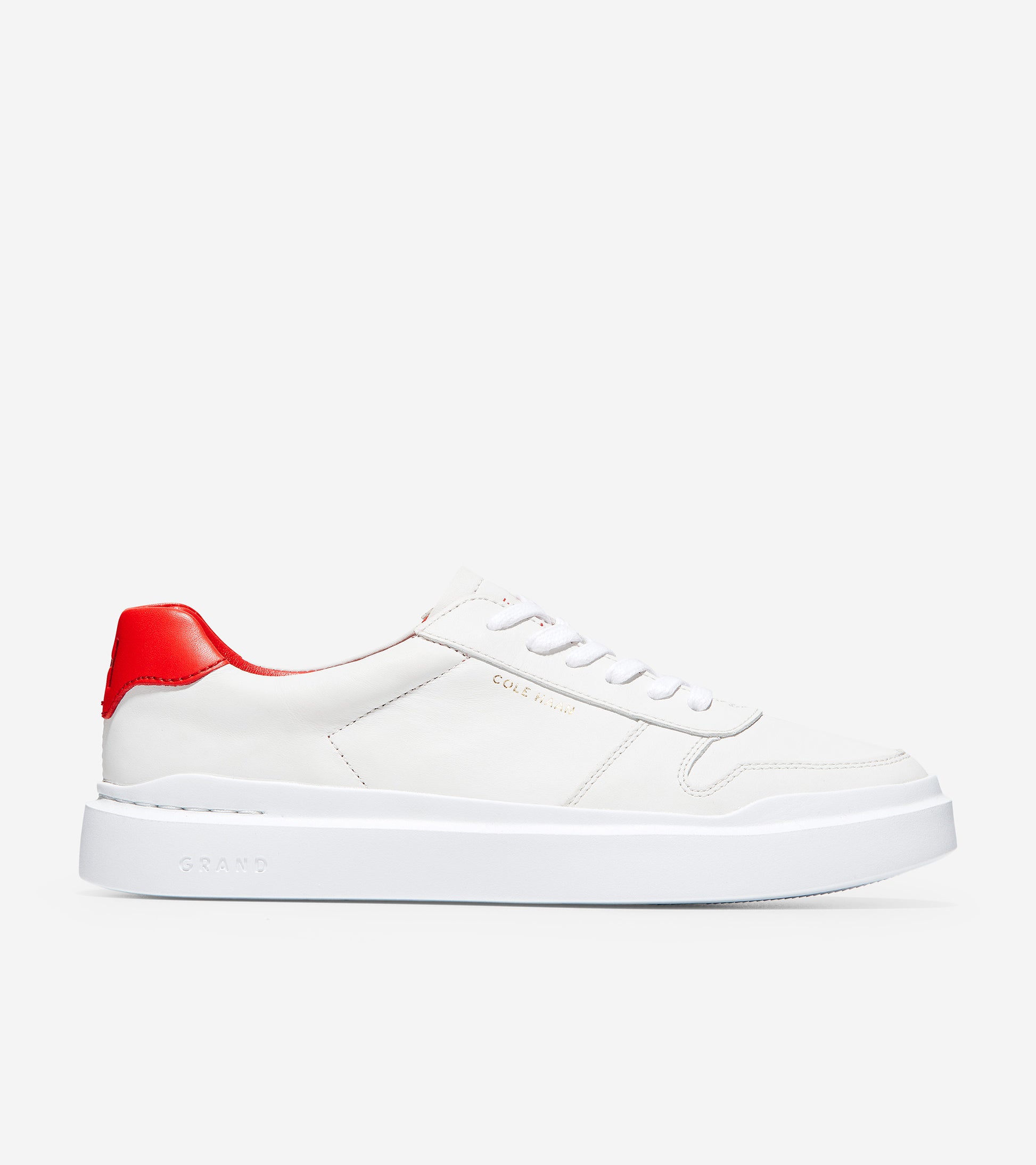 ColeHaan-GrandPrø Rally Court Sneaker-w17739-Optic White-Flame