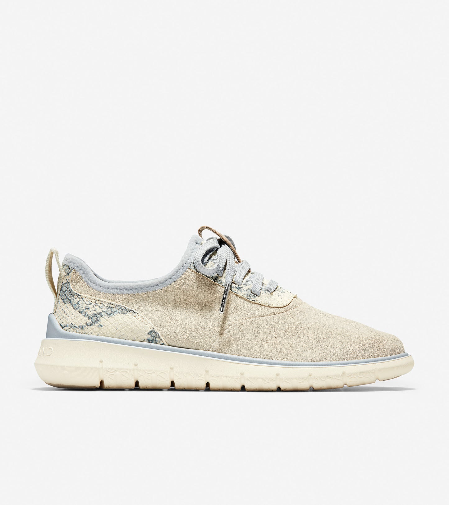 ColeHaan-Generation ZERØGRAND-w17988-Ivory Suede-Python Print