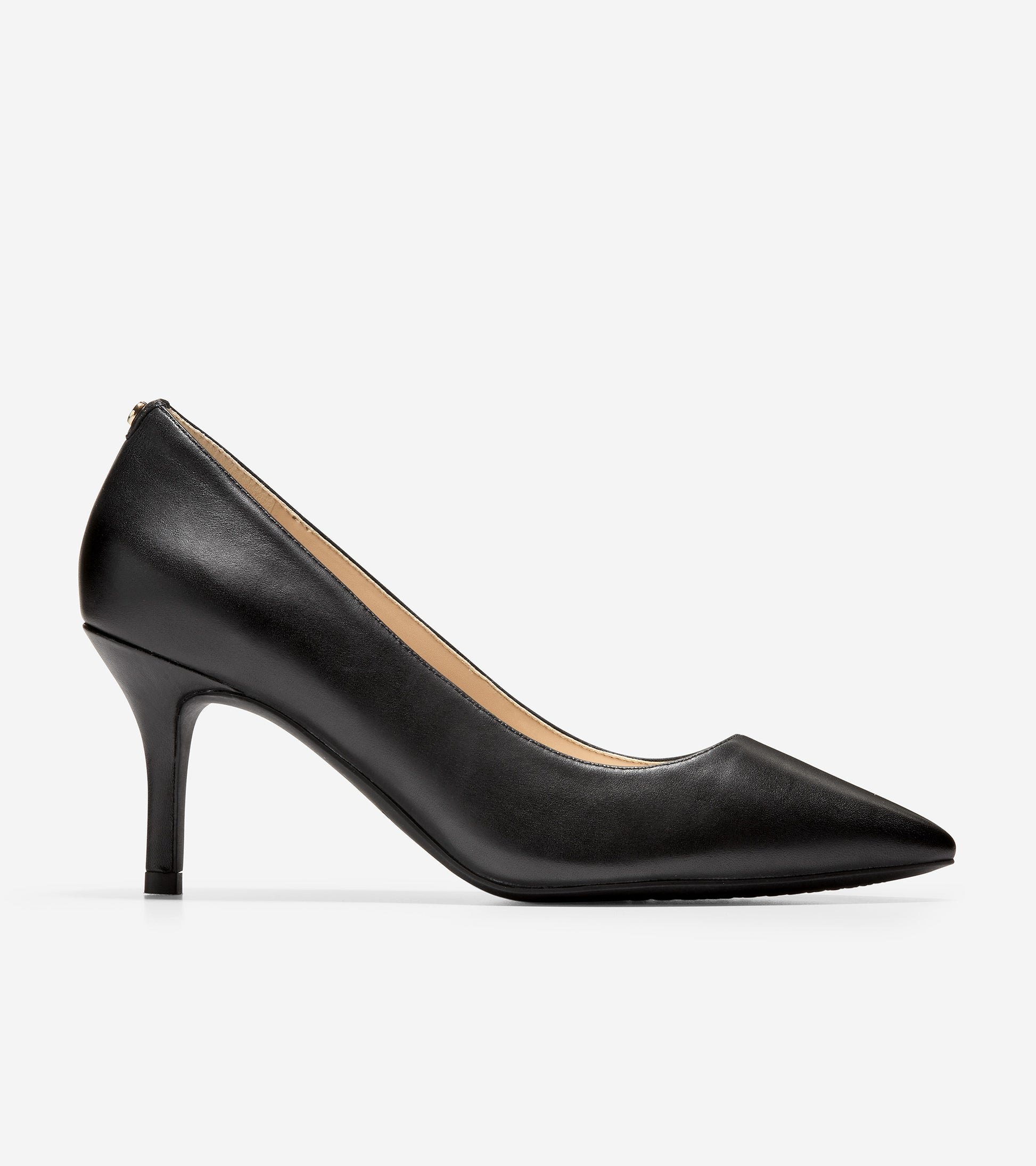 ColeHaan-The Go-To Stiletto Pump-w18173-Black Leather