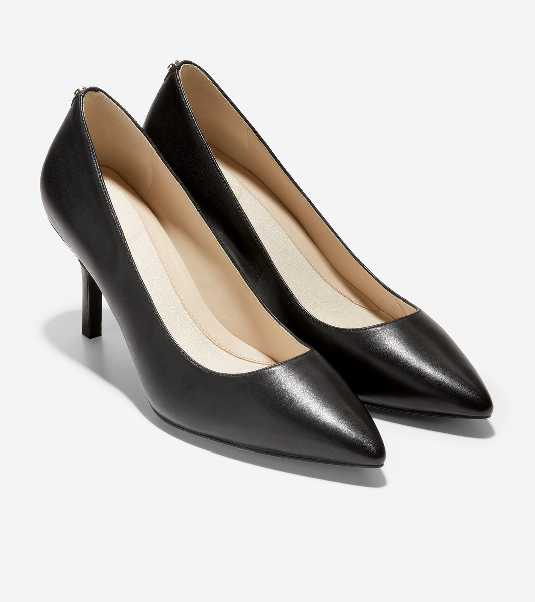ColeHaan-The Go-To Stiletto Pump-w18173-Black Leather