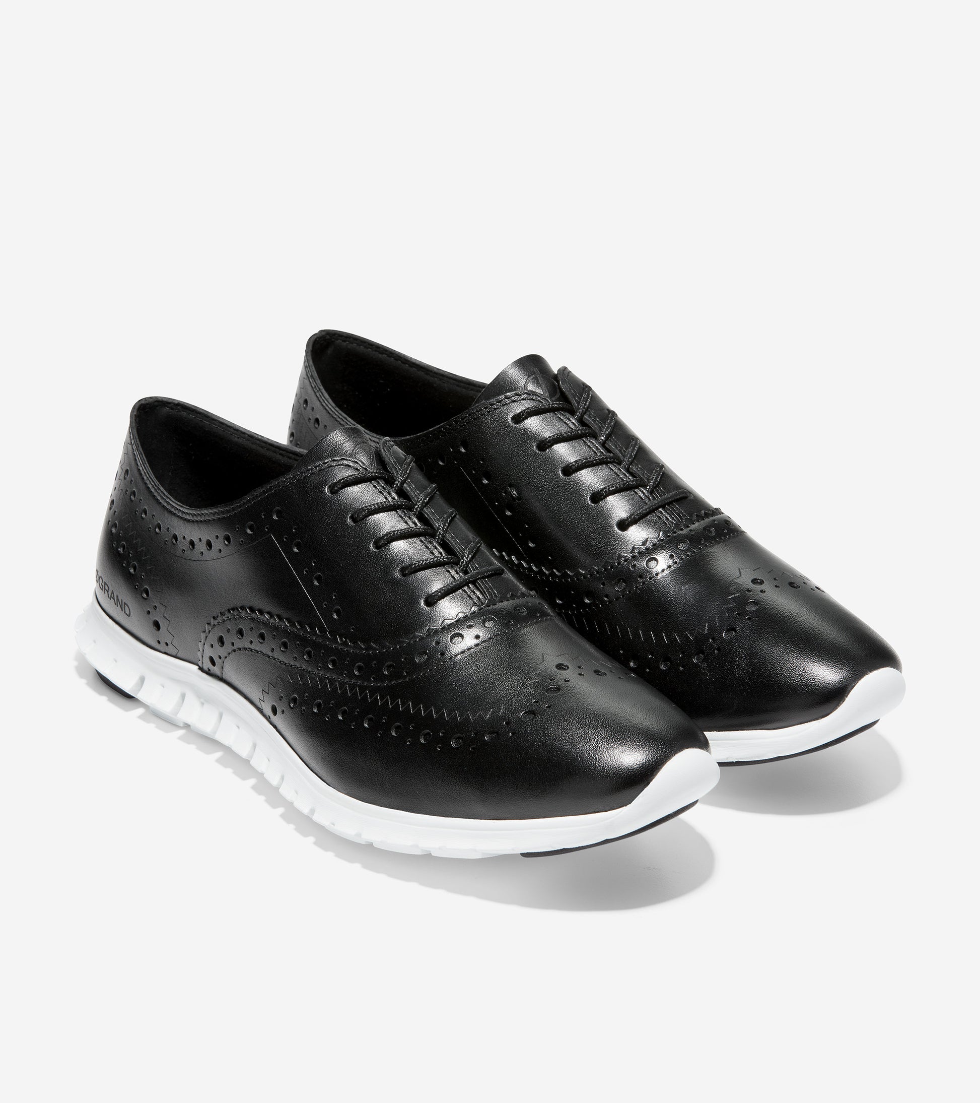 ColeHaan-ZERØGRAND Wingtip Oxford-w18202-Black Leather