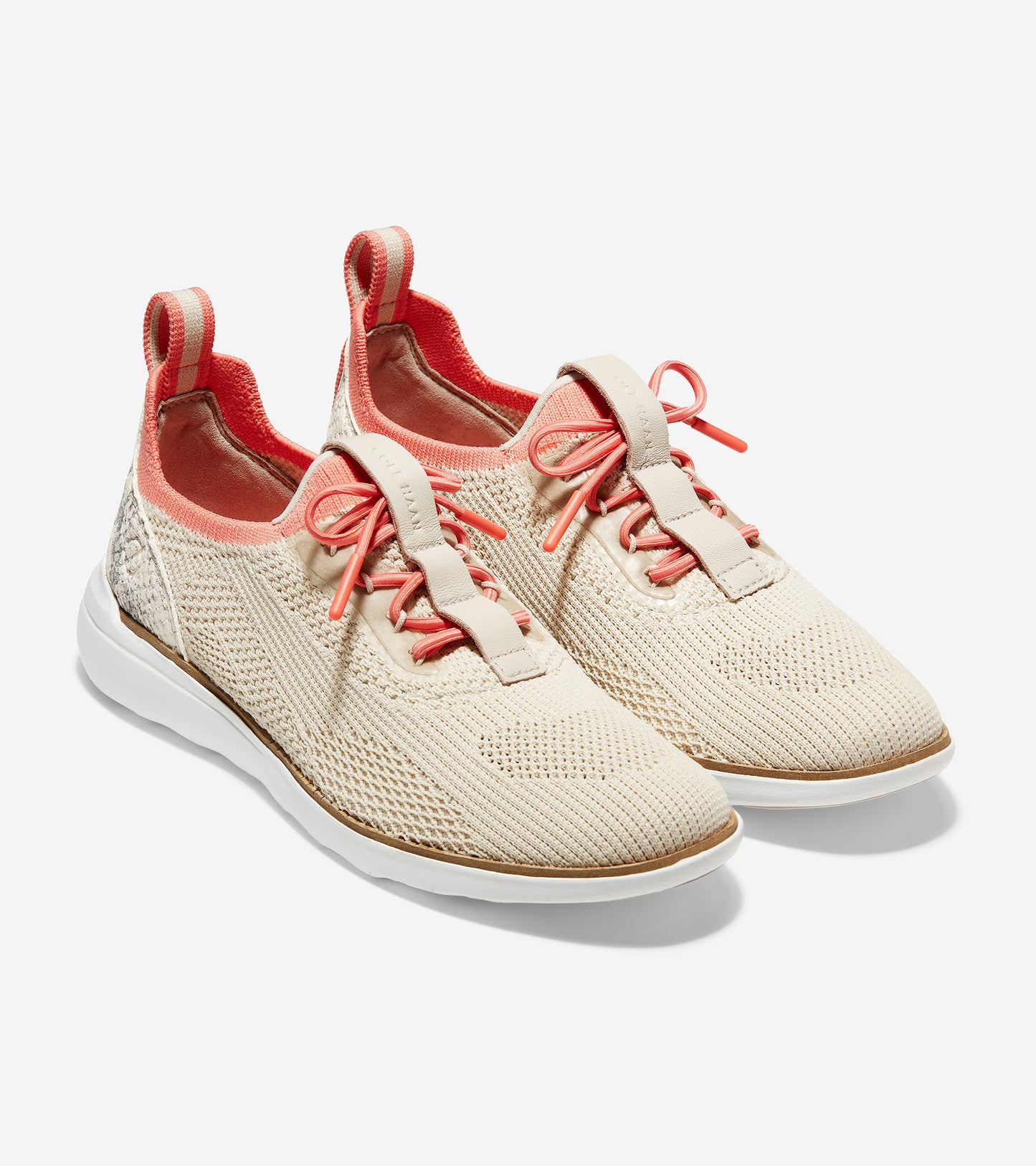 ColeHaan-ZERØGRAND Global Trainer-w18214-Pumice Stone Knit-Python Print