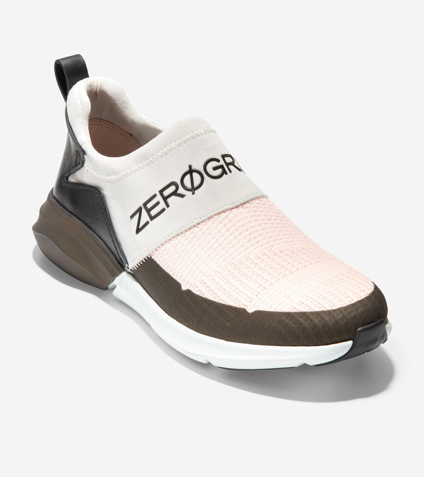 ColeHaan-ZERØGRAND All-Day Slip-On Runner-w18273-Peach Blush Stitchlite™-Black