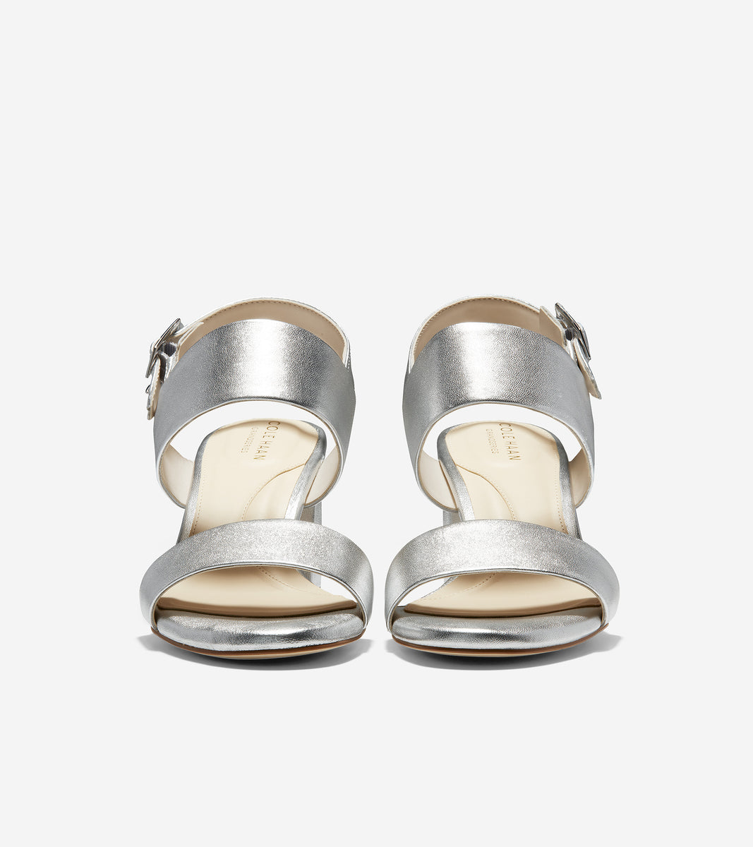 ColeHaan-Avani City Sandal-w18310-Silver Metallic Leather