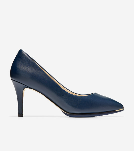 ColeHaan-Grand Ambition Pump-w18725-Marine Blue Leather