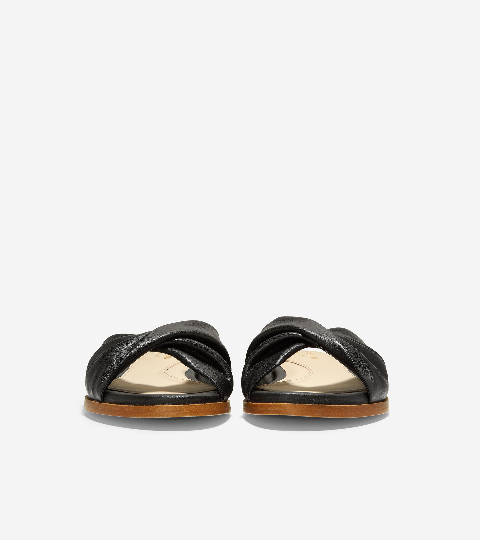 ColeHaan-Alyx Slide Sandal-w19425-Black Leather