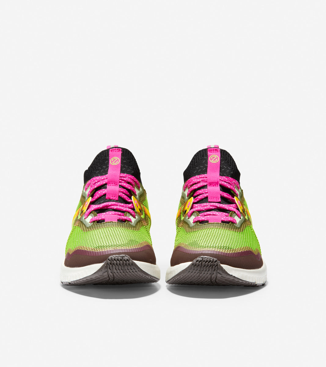 ColeHaan-ZERØGRAND Overtake Running Shoe-w19632-Lightning-Pink Glow-White