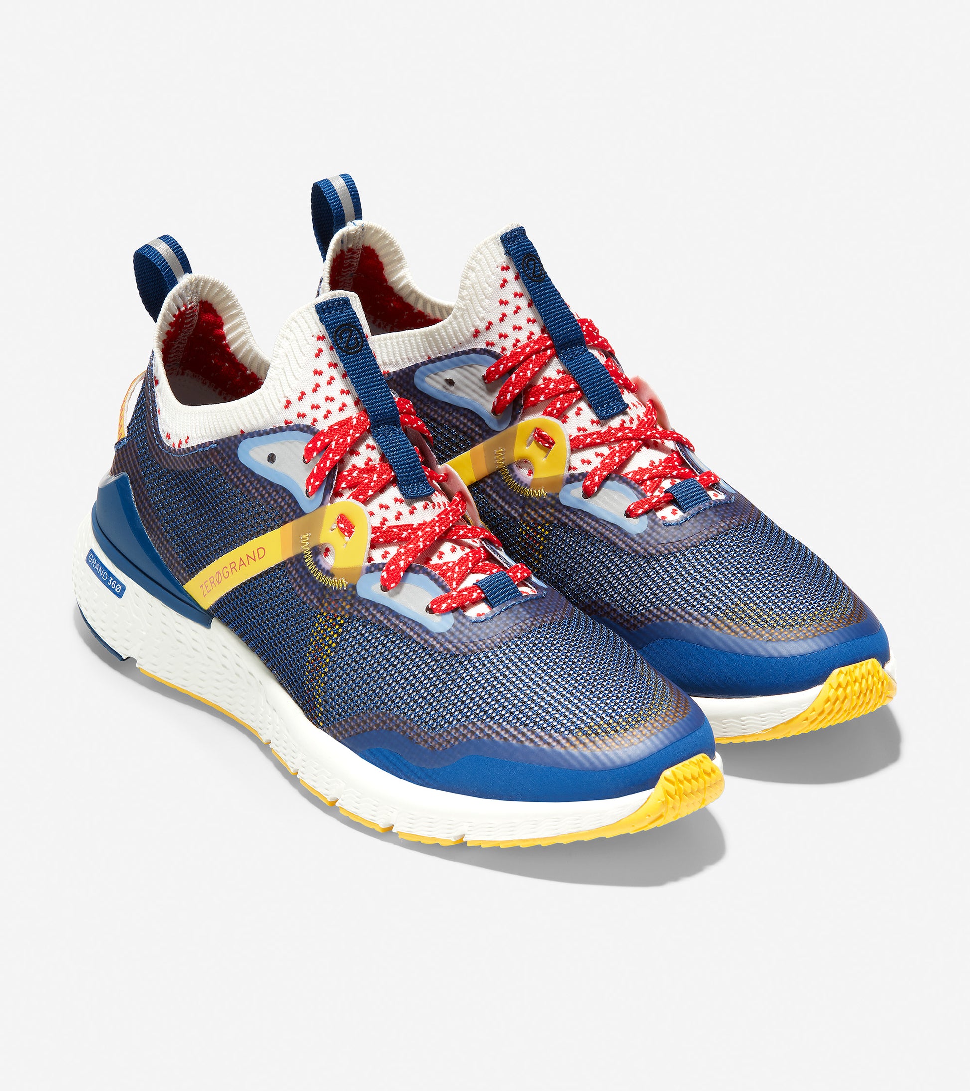 ColeHaan-ZERØGRAND Overtake Running Shoe-w19633-True Blue-Flame-Optic White