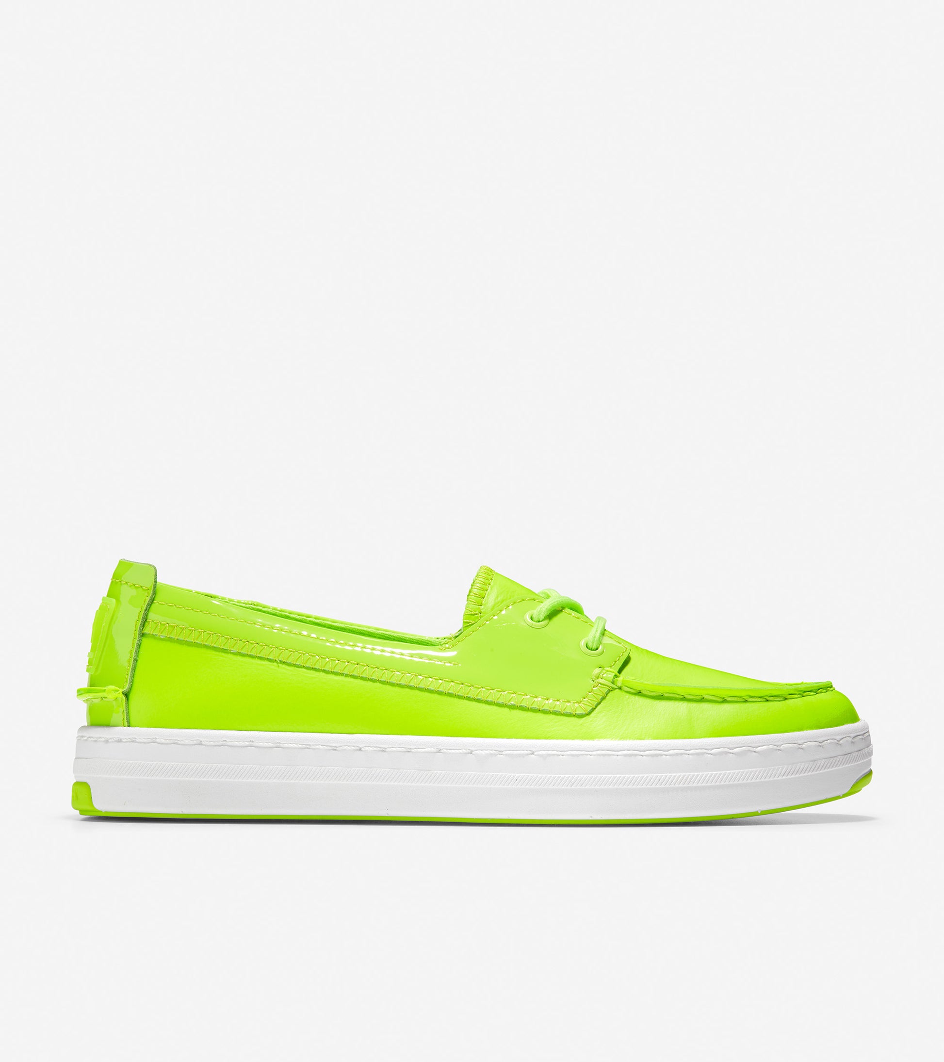 ColeHaan-Cloudfeel Weekender Boat Shoe-w19798-Lightning Green