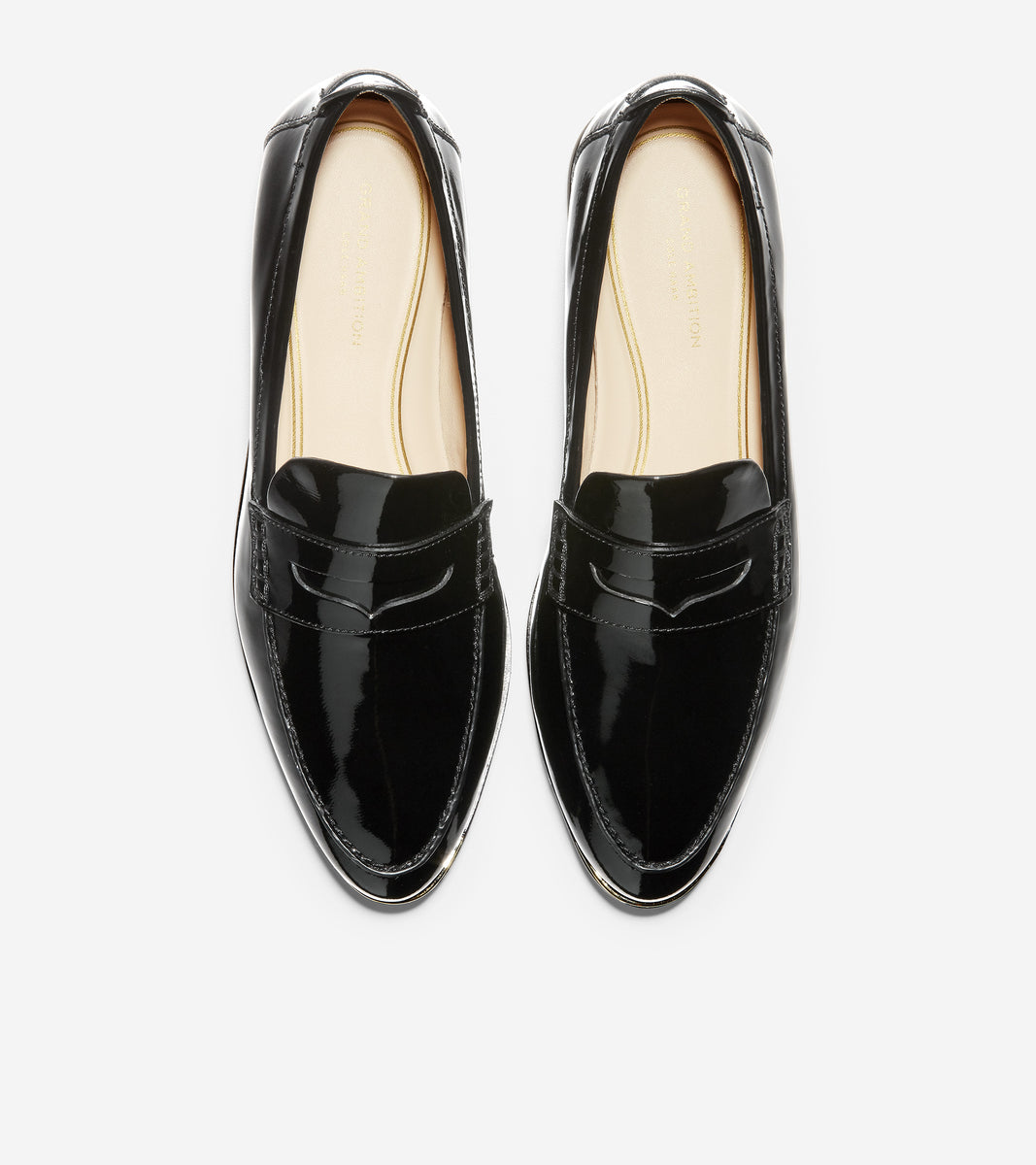 ColeHaan-Grand Ambition Troy Slip-On Sneaker-w19836-Black Patent Leather