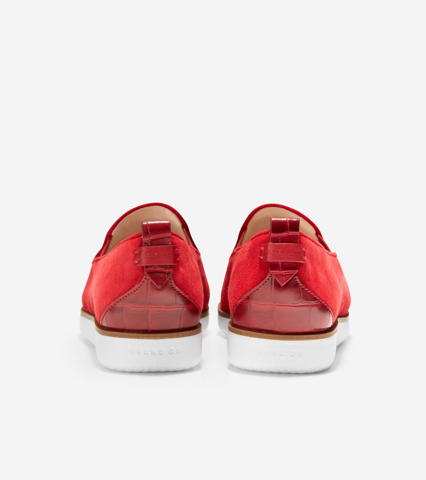 ColeHaan-Grand Ambition Slip-On Sneaker-w20498-Red Dahlia Suede-Red Croc Print