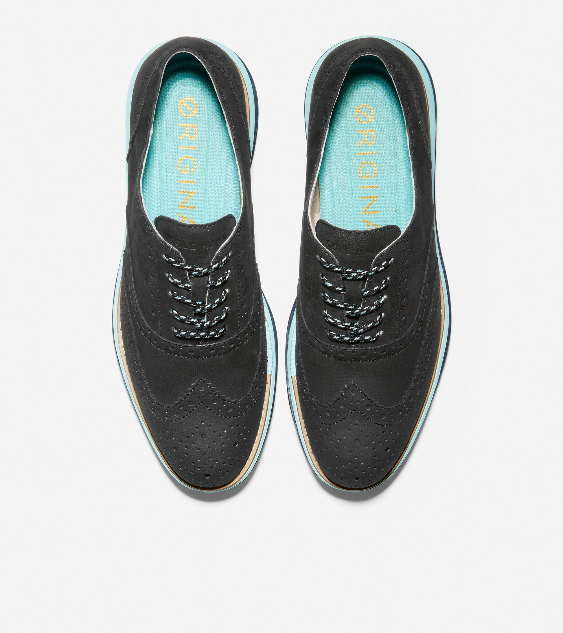 ColeHaan-ØriginalGrand Energy Twin Oxford-w21301-Black-Blue Tint