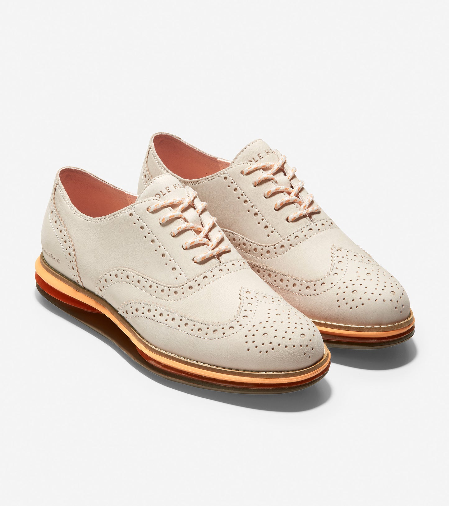 ColeHaan-ØriginalGrand Energy Twin Oxford-w21302-Ivory-Pumpkin