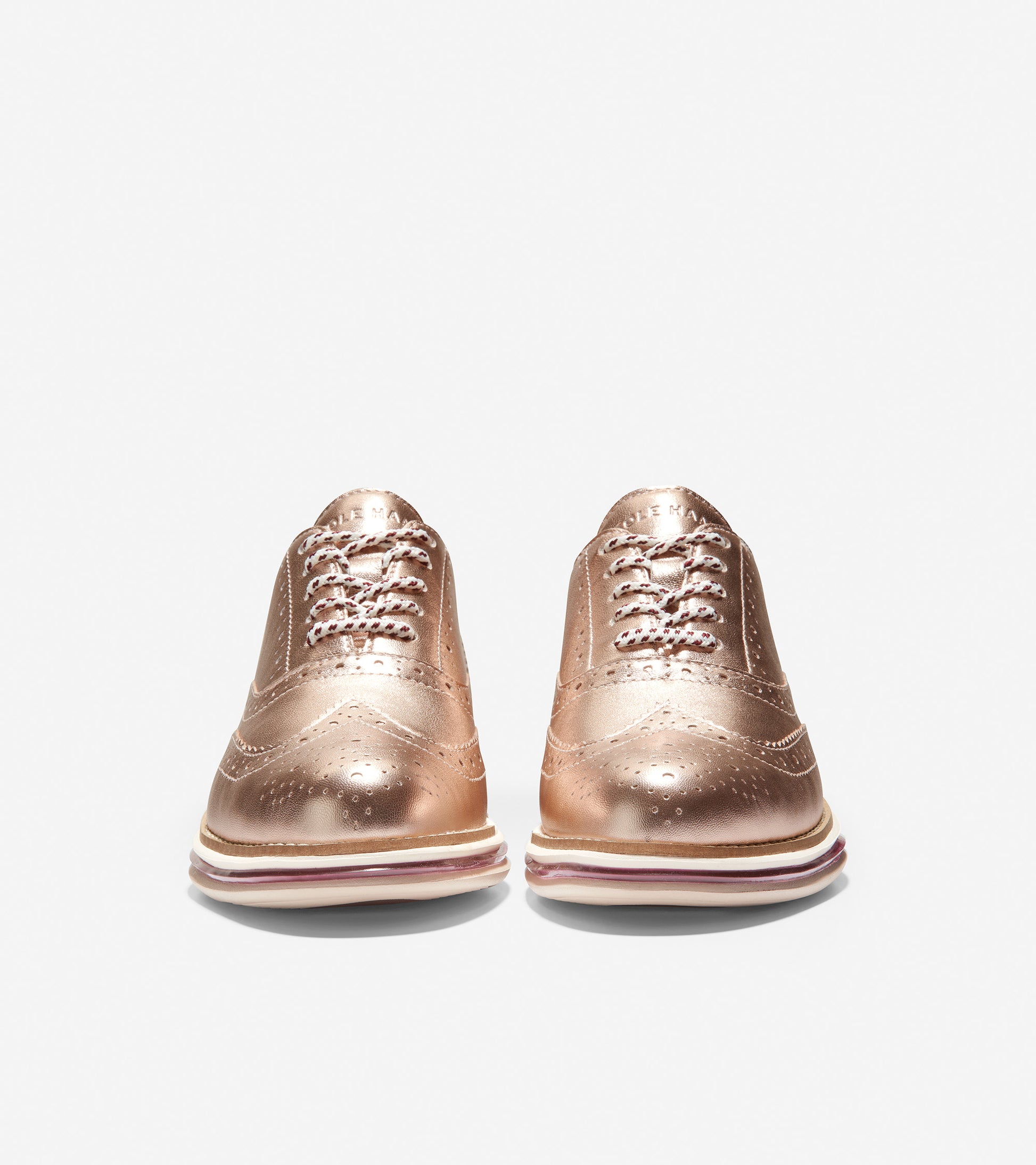 ColeHaan-ØriginalGrand Energy Twin Oxford-w21306-Rose Gold-Chocolate Truffle