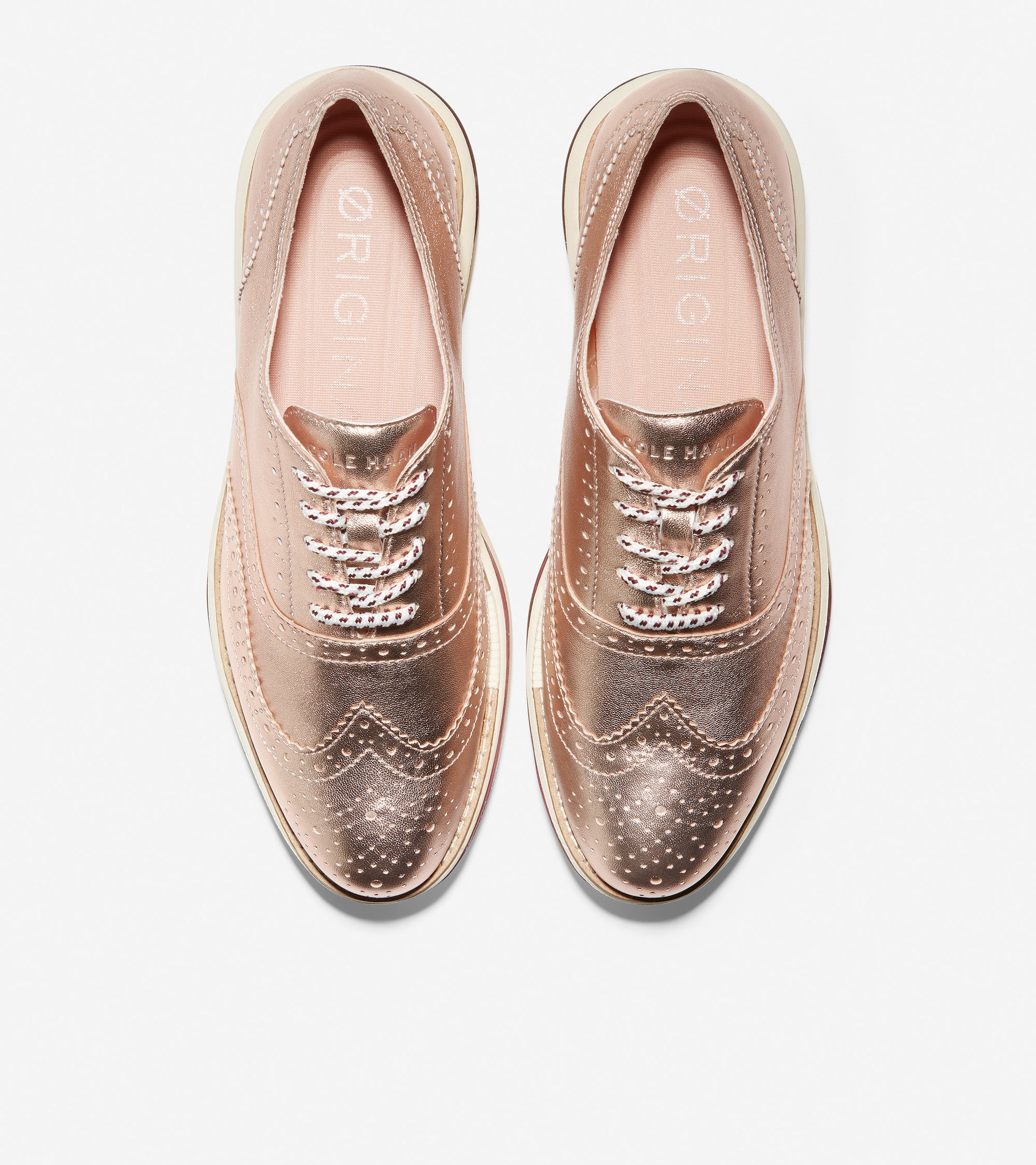 ColeHaan-ØriginalGrand Energy Twin Oxford-w21306-Rose Gold-Chocolate Truffle