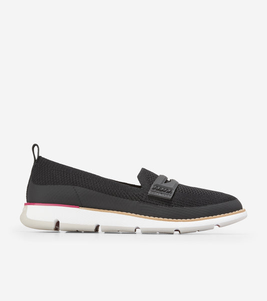 ColeHaan-4.ZERØGRAND Loafer-w21317-Black Stitchlite™-Bright Berry