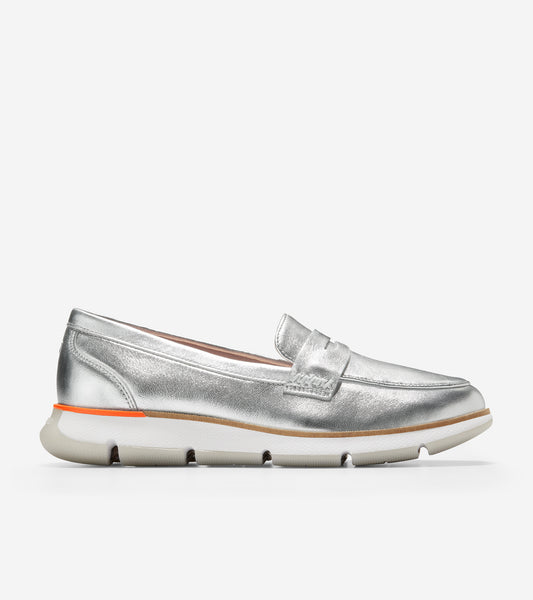 ColeHaan-4.ZERØGRAND Loafer-w21332-Silver