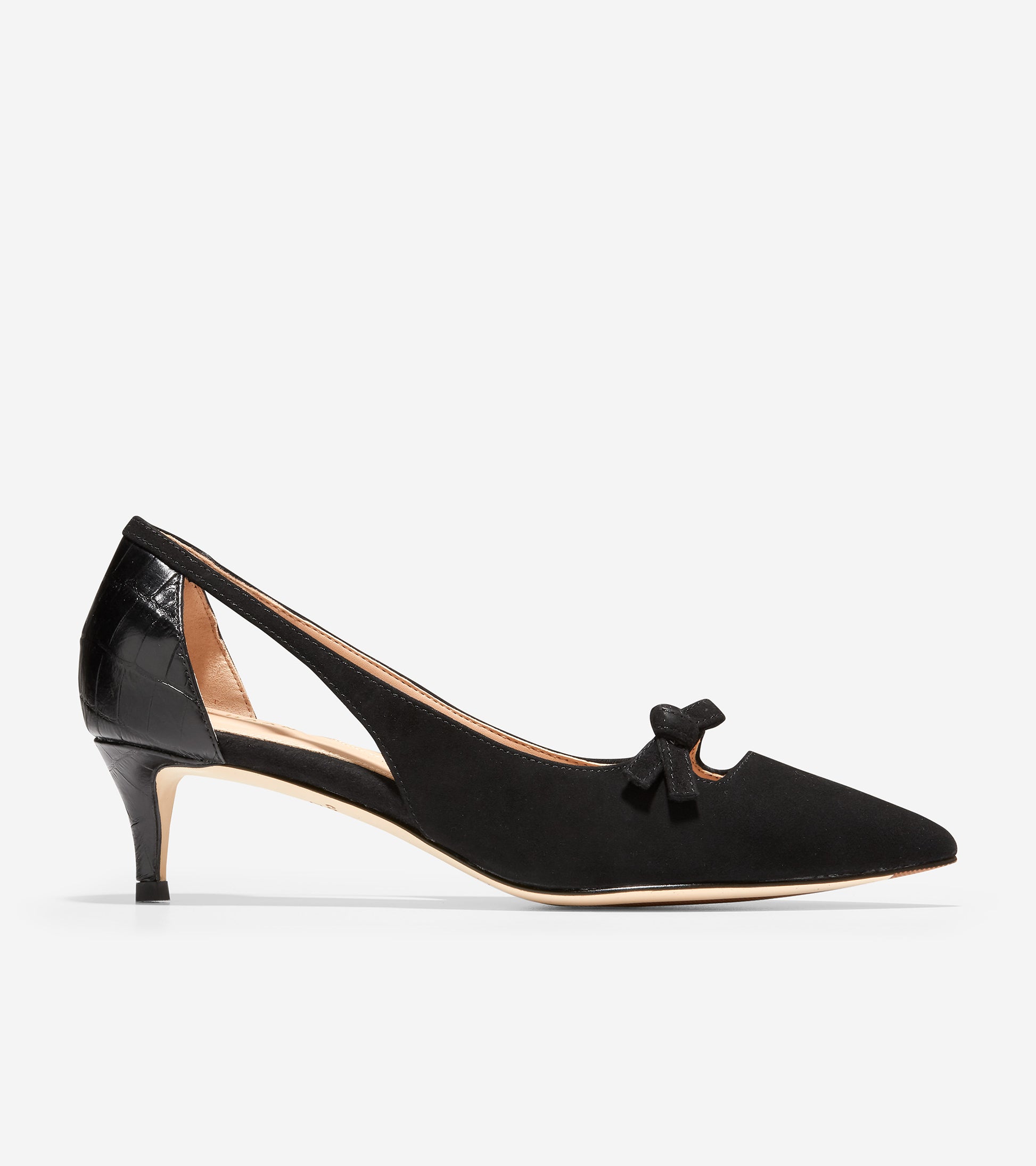 ColeHaan-Modern Classics Bree Pump-w22124-Black Suede