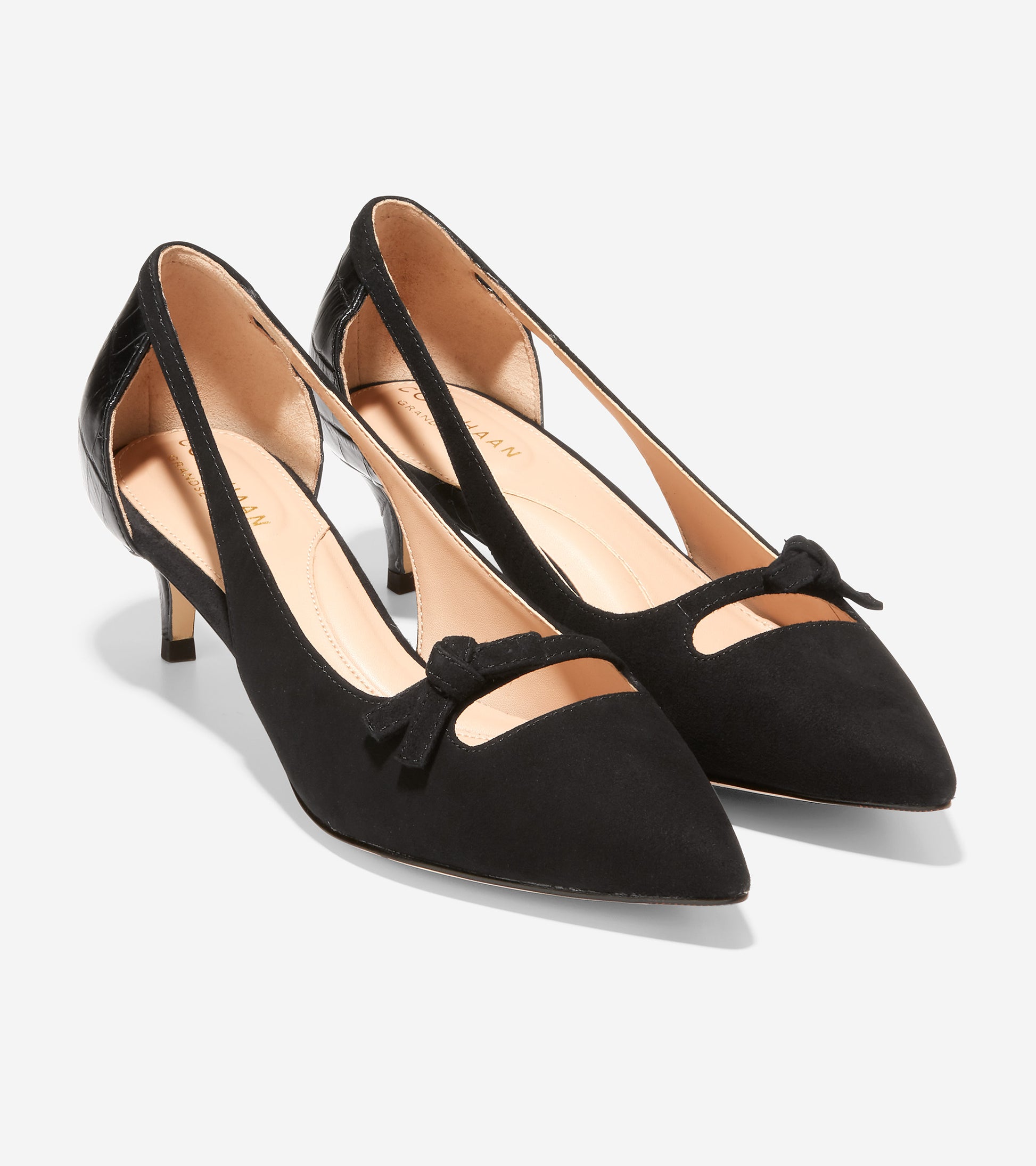 ColeHaan-Modern Classics Bree Pump-w22124-Black Suede