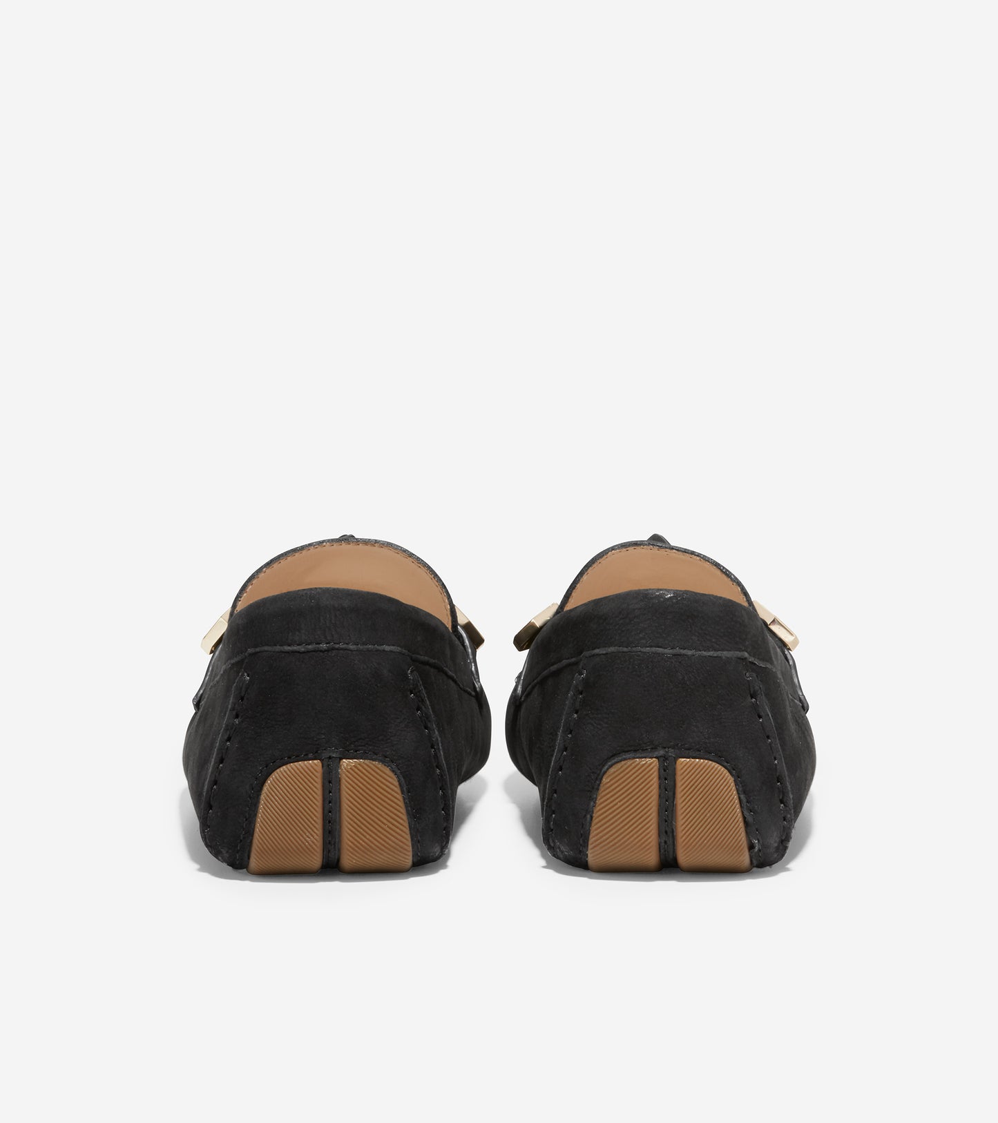 W22635-Evelyn Bow Driver-Black Leather